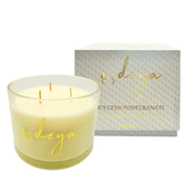 Deya JUICY GEM POMEGRANATE Natural Soy Wax Large Candle - 3 Wick Candles