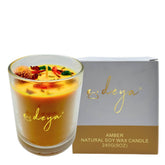 Deya Natural Amber Soy Wax Single Wick Candle