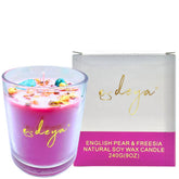 Deya English Pear & Freesia Natural Soy Wax Single Wick Candle