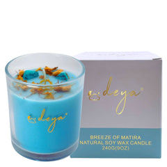 Deya Breeze Of Matira Natural Soy Wax Single Wick Candle