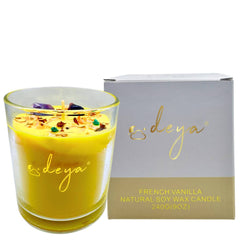 Deya French Vanilla Natural Soy Wax Single Wick Candle