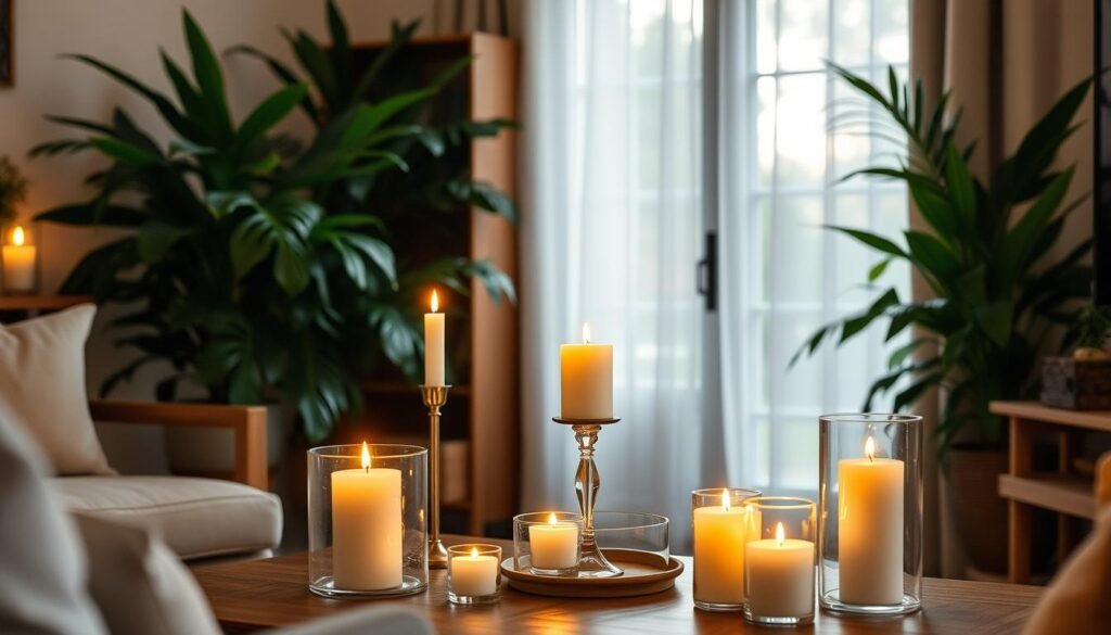 natural candles for home decor